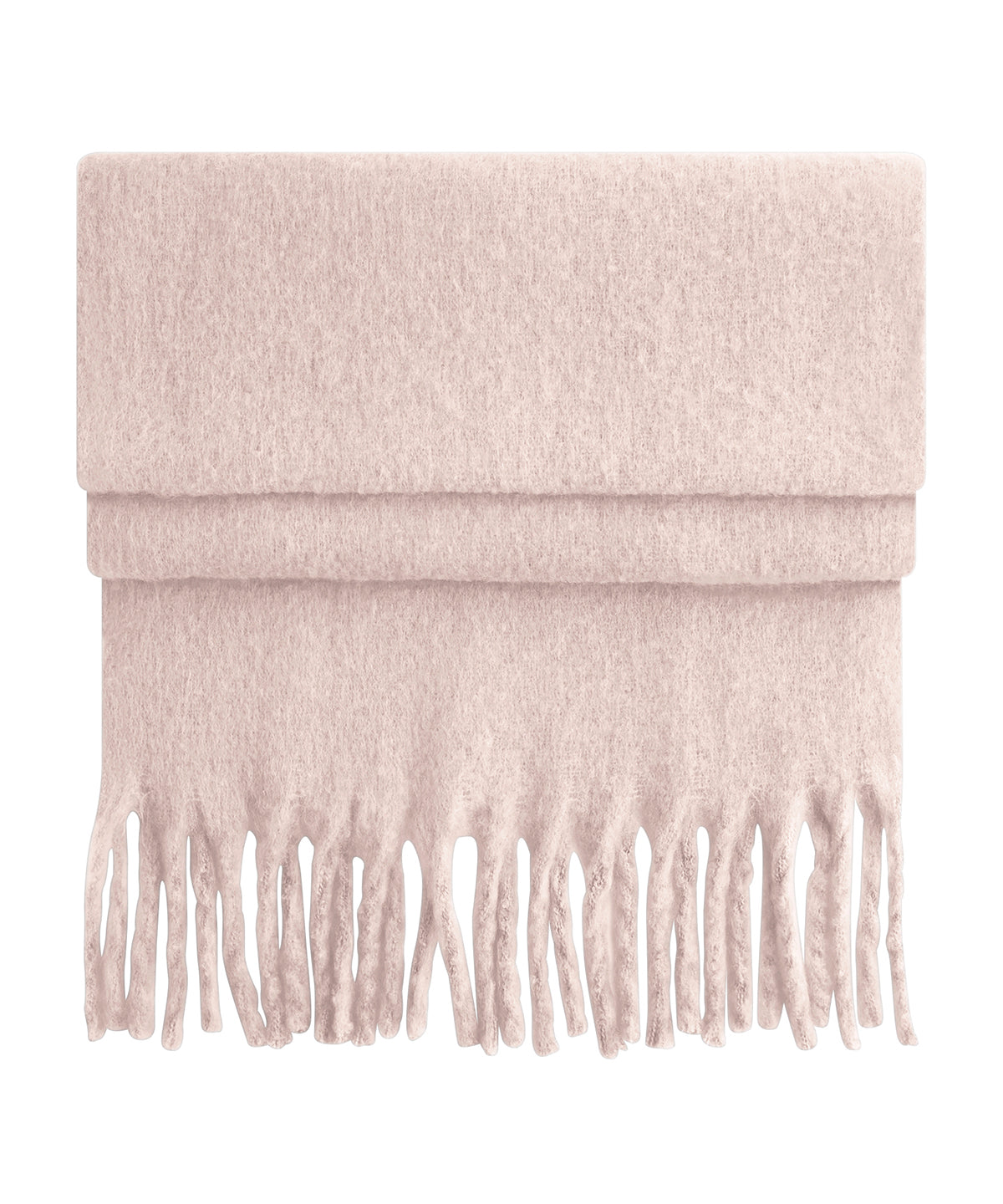 Beechfield B496R Fluffy scarf in Blush Pink