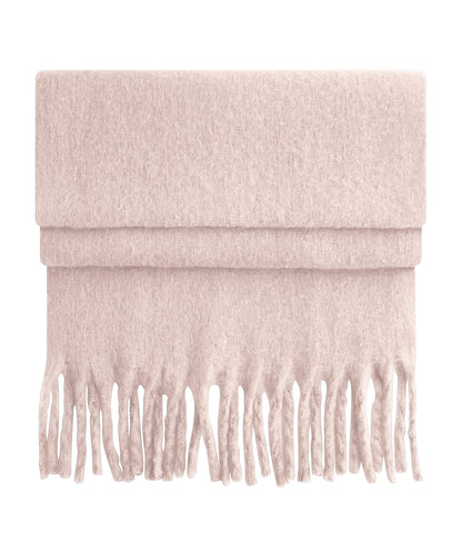 Beechfield B496R Fluffy scarf in Blush Pink
