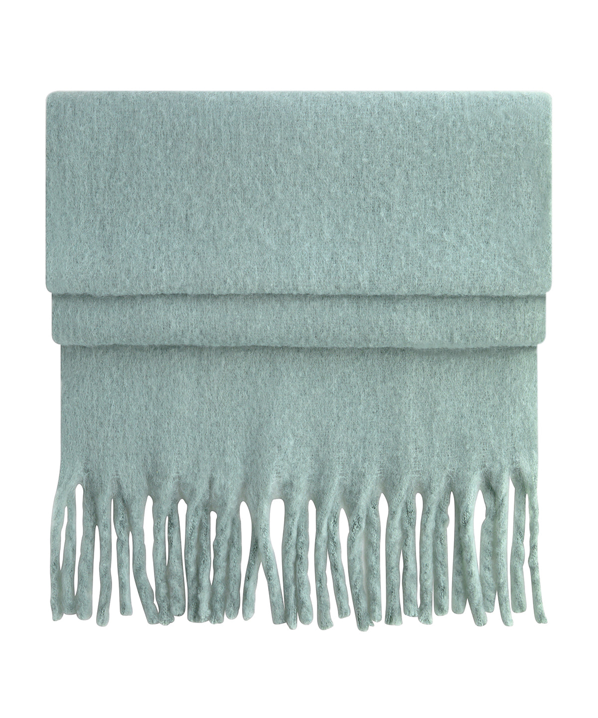 Beechfield B496R Fluffy scarf in Dusty Green