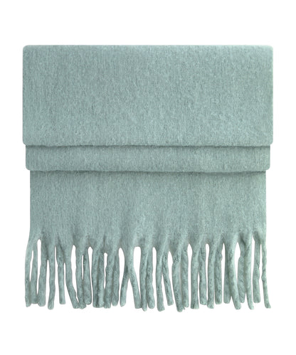 Beechfield B496R Fluffy scarf in Dusty Green