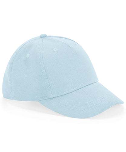 Beechfield B63NB Junior organic cotton 5-panel cap in Powder Blue