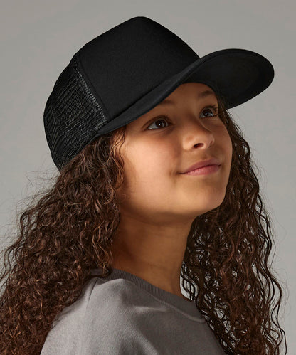 Beechfield B645B Junior vintage snapback trucker
