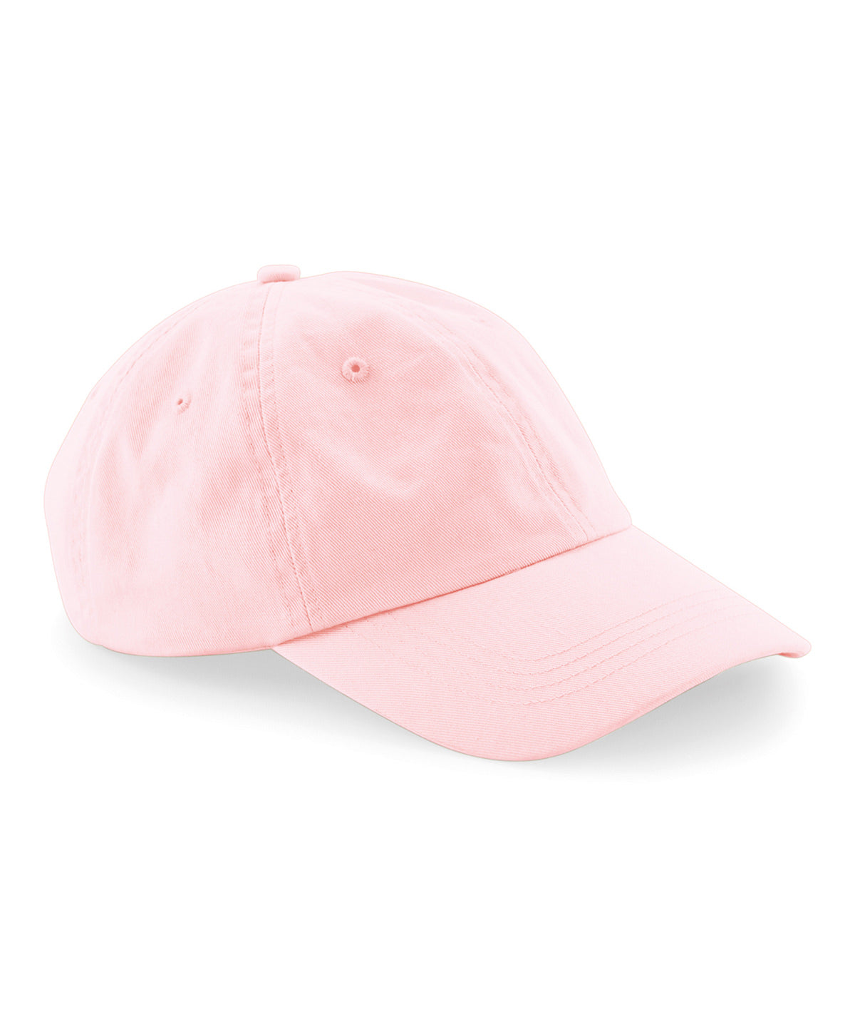 Beechfield B652N Organic cotton 6-panel dad cap in Powder Pink