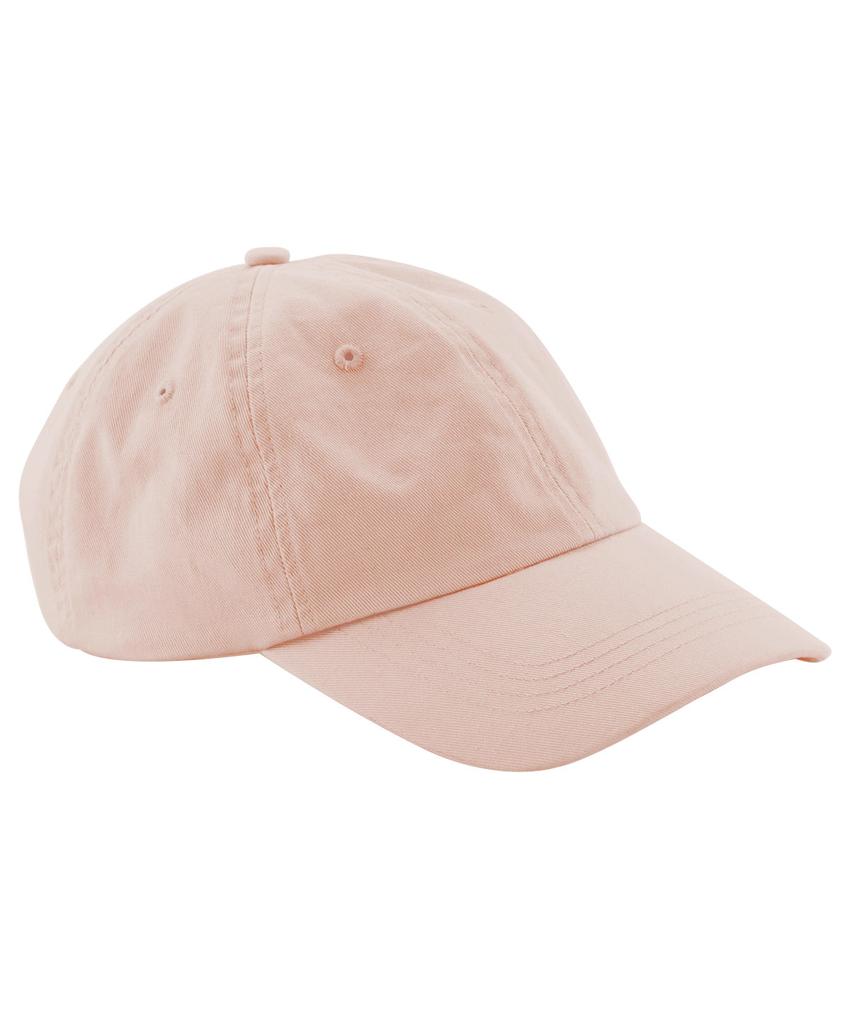 Beechfield B653B Junior low-profile 6-panel dad cap in Peach
