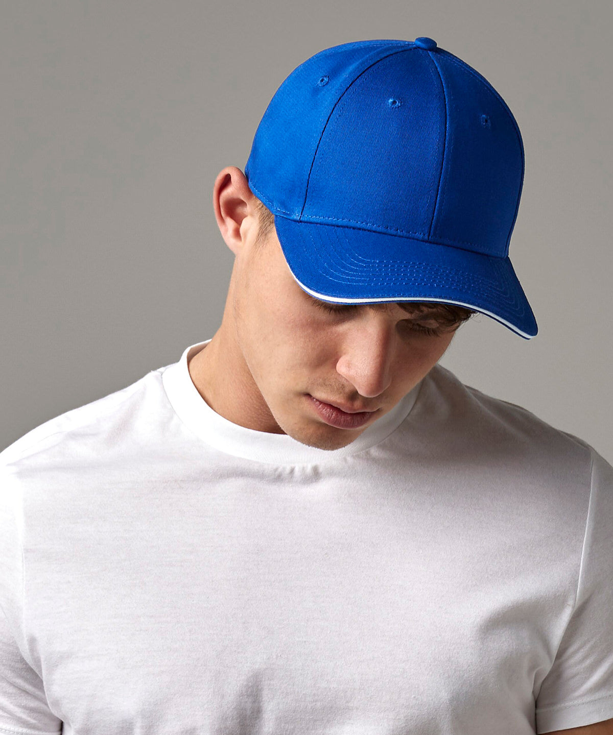 Beechfield B820C EarthAware® classic organic cotton 6-panel cap – sandwich peak