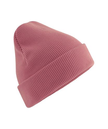 Beechfield B830N Organic cotton original cuffed beanie in Rose
