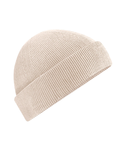Beechfield B832N Organic cotton fisherman beanie in Almond
