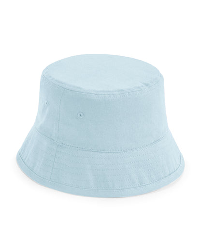 Beechfield B90NB Junior organic cotton bucket hat in Powder Blue