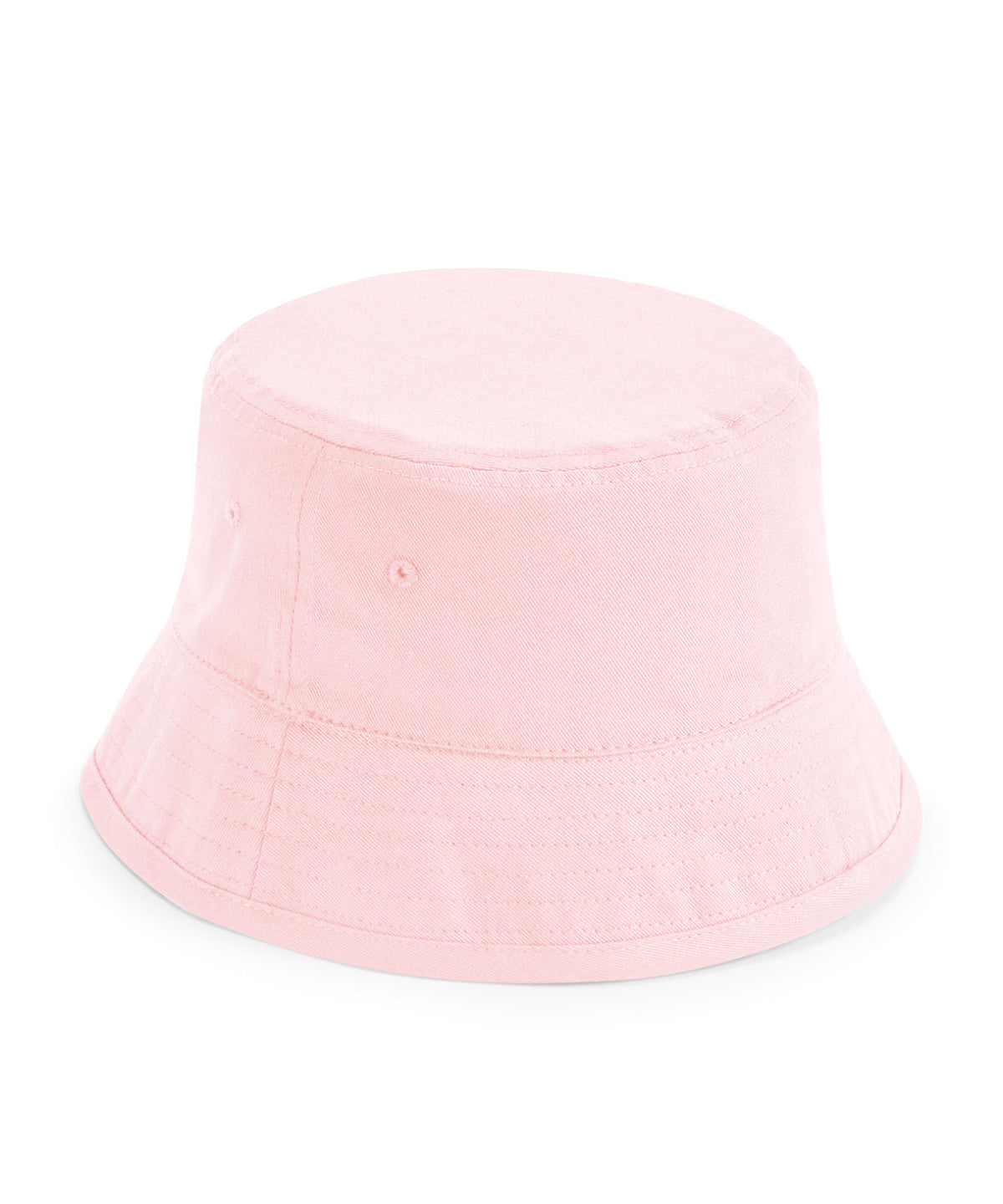 Beechfield B90NB Junior organic cotton bucket hat in Powder Pink