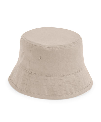 Beechfield B90NB Junior organic cotton bucket hat in Sand