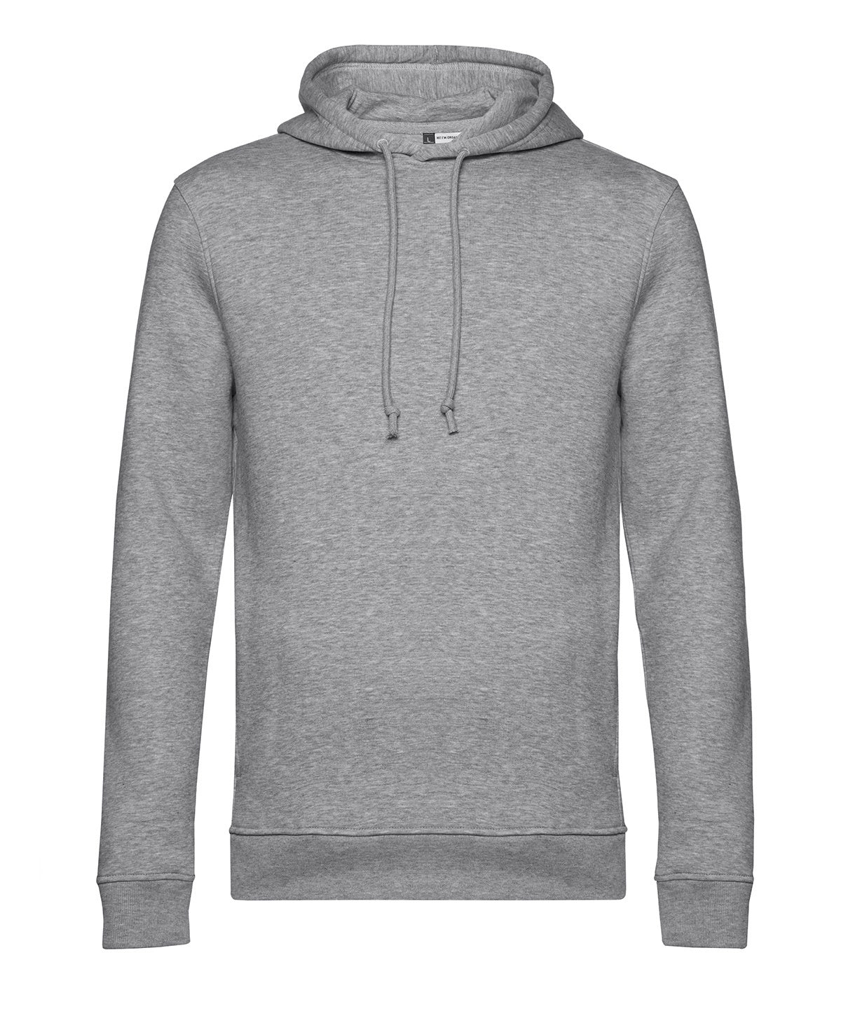 B&C Collection BA001 B&C Inspire Hooded in Heather Grey