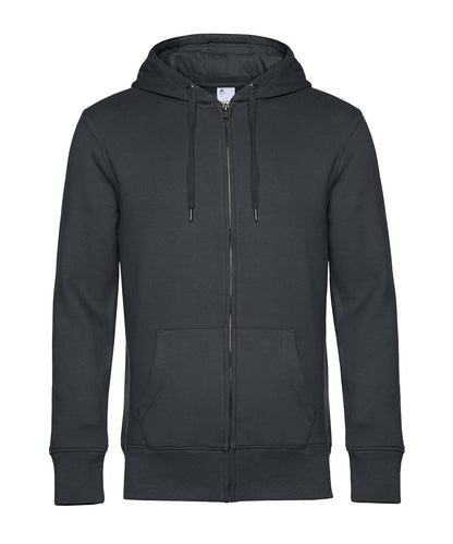 B&C Collection BA012 B&C KING Zipped Hood in Asphalt*