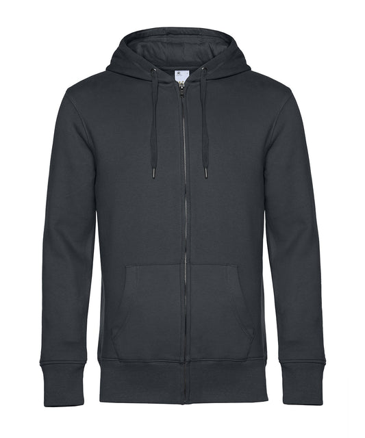 B&C Collection BA012 B&C KING Zipped Hood in Asphalt*