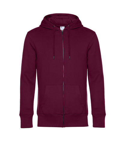 B&C Collection BA012 B&C KING Zipped Hood in Dark Cherry