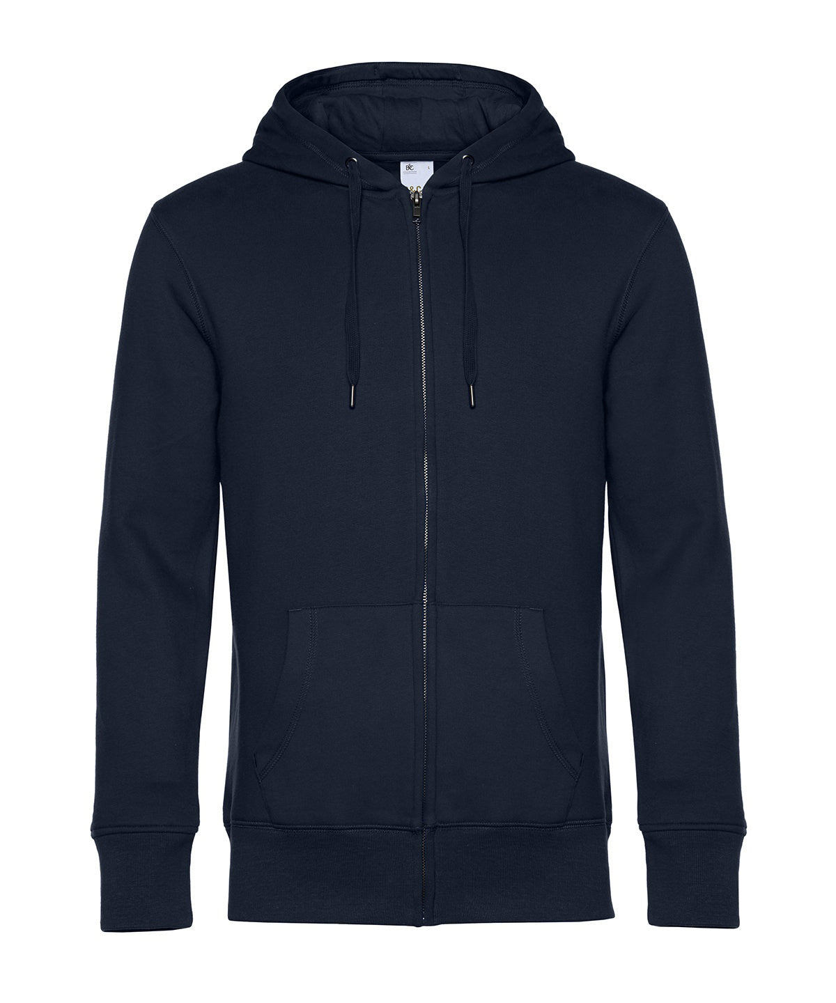 B&C Collection BA012 B&C KING Zipped Hood in Navy Blue*
