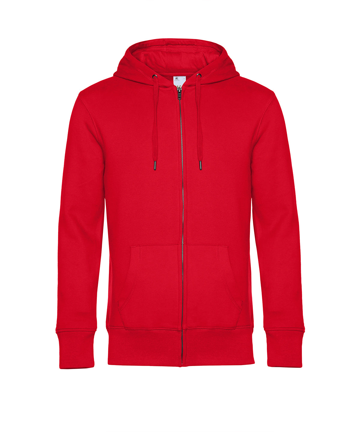 B&C Collection BA012 B&C KING Zipped Hood in Red*