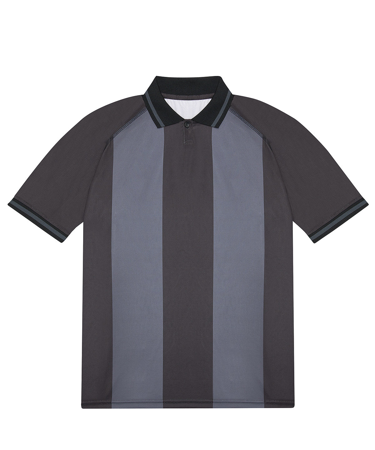 B&C Collection BA032 B&C Active polo in Black/Dark Grey