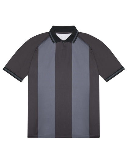 B&C Collection BA032 B&C Active polo in Black/Dark Grey