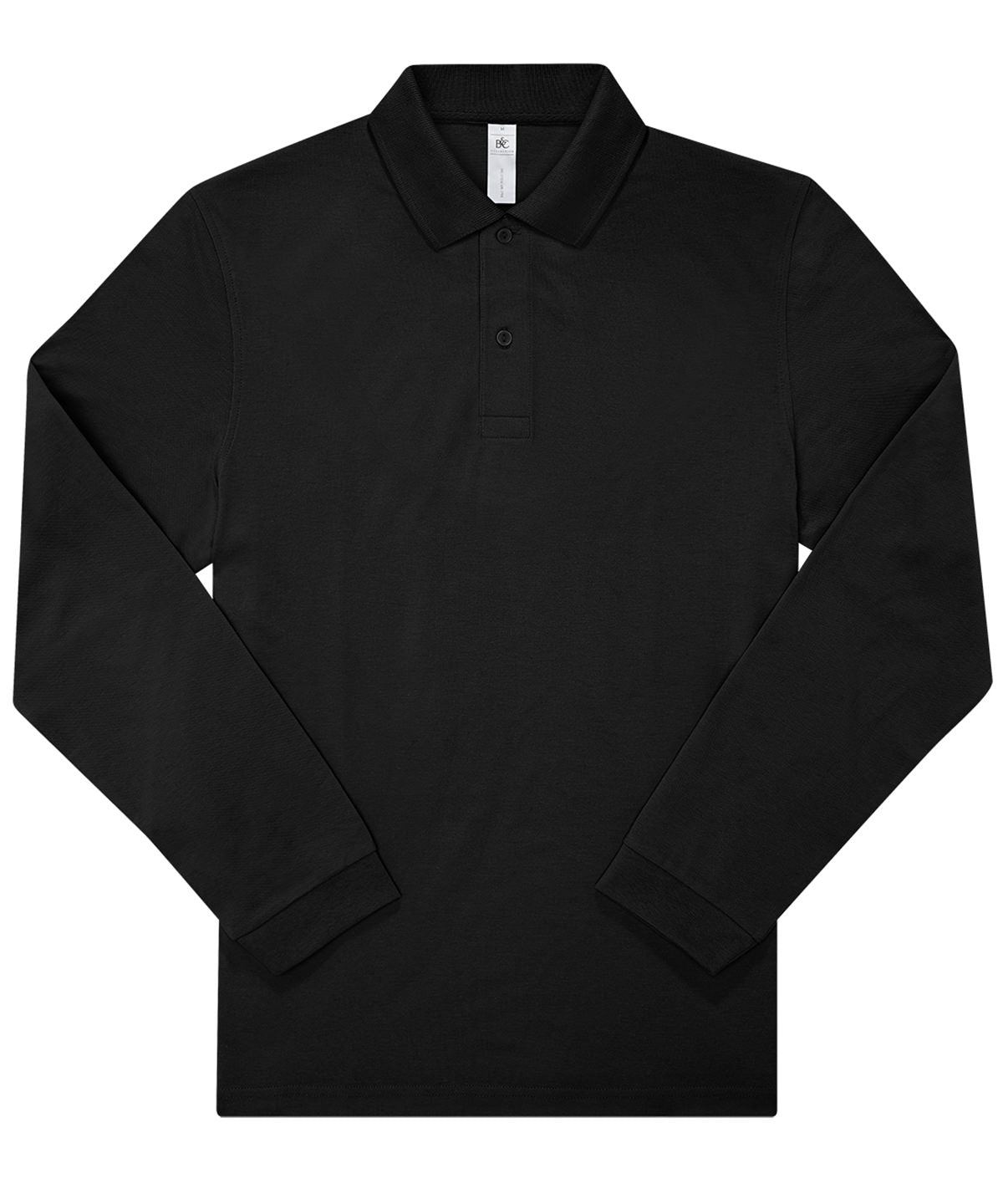 B&C Collection BA262 B&C My Polo 180 LSL in Black*
