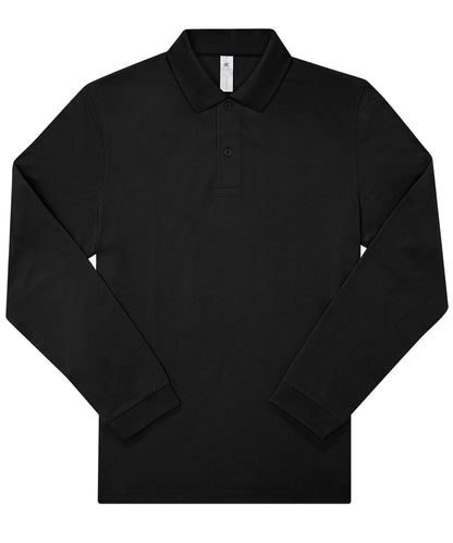 B&C Collection BA262 B&C My Polo 180 LSL in Black*