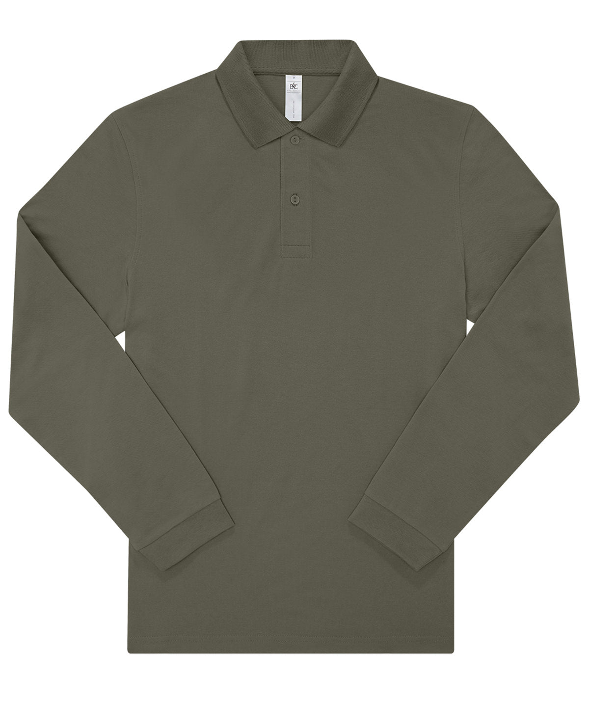 B&C Collection BA262 B&C My Polo 180 LSL in Camo Green