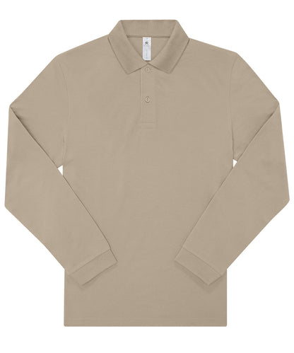B&C Collection BA262 B&C My Polo 180 LSL in Mastic
