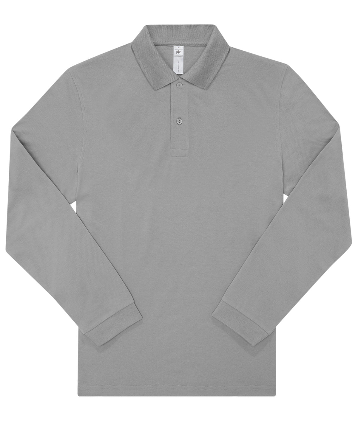 B&C Collection BA262 B&C My Polo 180 LSL in Sport Grey*