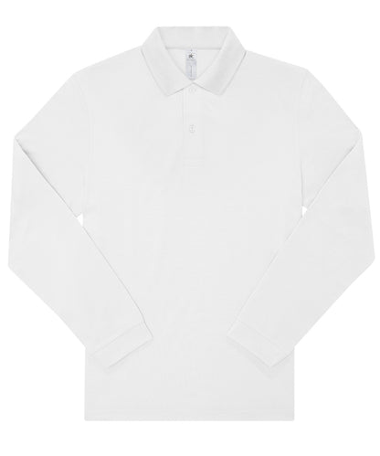B&C Collection BA262 B&C My Polo 180 LSL in White*