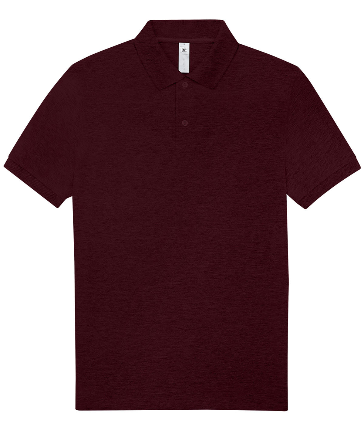 B&C Collection BA263 B&C My Polo 210 in Heather Burgundy
