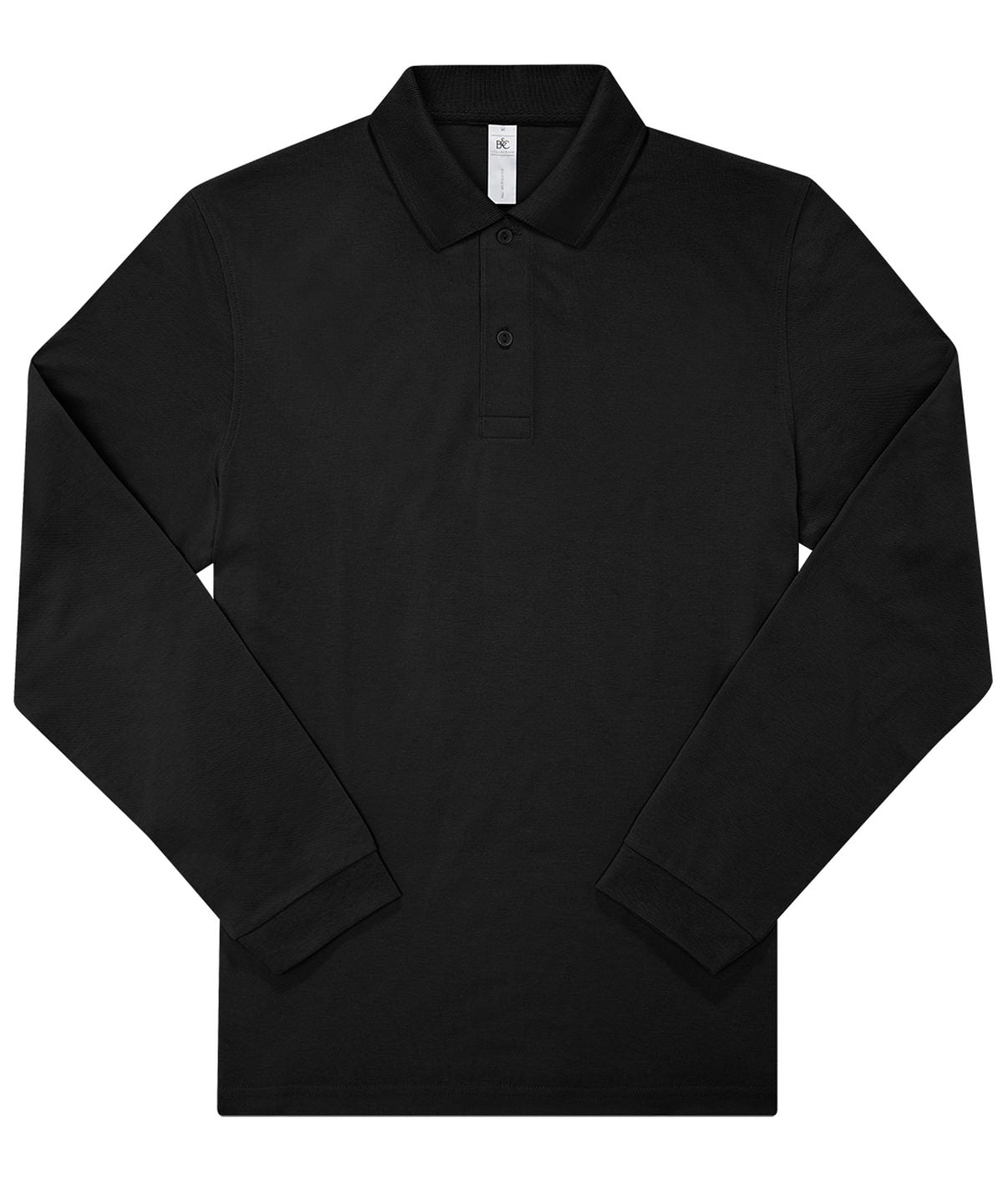 B&C Collection BA264 B&C My Polo 210 LSL in Black*