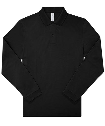 B&C Collection BA264 B&C My Polo 210 LSL in Black*