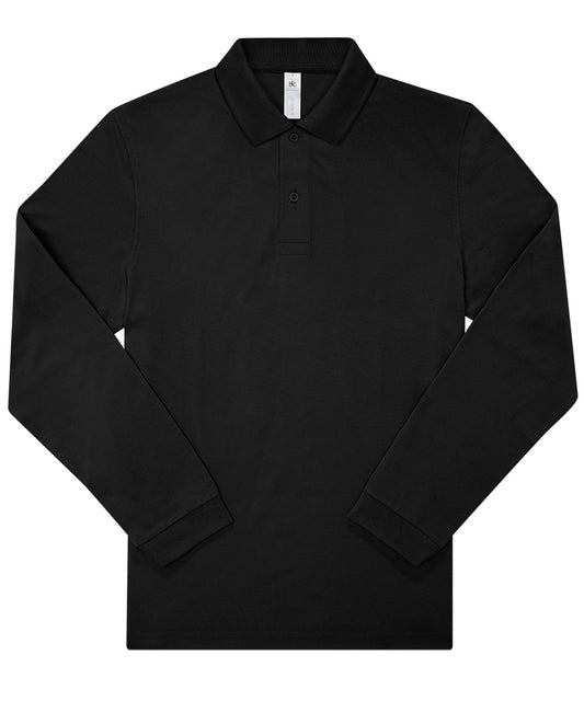 B&C Collection BA264 B&C My Polo 210 LSL in Black*