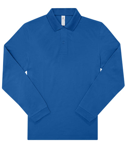 B&C Collection BA264 B&C My Polo 210 LSL in Royal Blue*