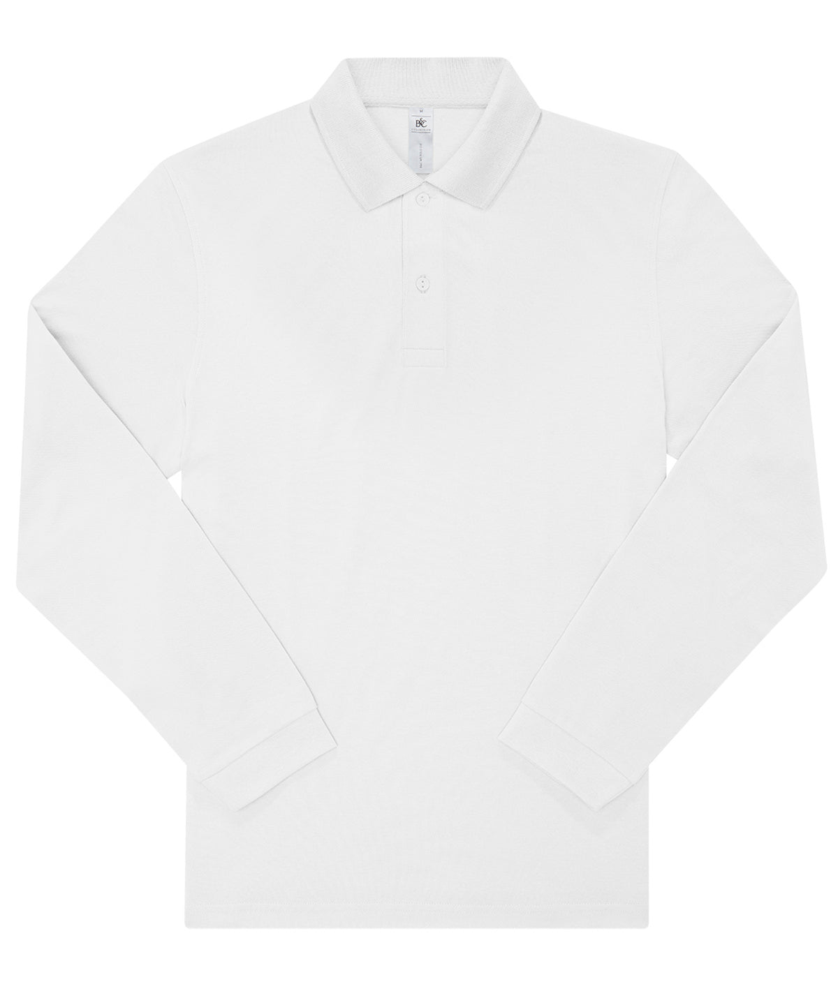B&C Collection BA264 B&C My Polo 210 LSL in White*