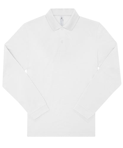 B&C Collection BA264 B&C My Polo 210 LSL in White*