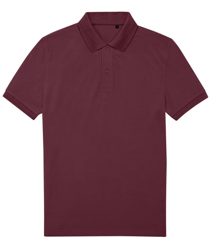 B&C Collection BA265 B&C My Eco Polo 65/35 in Burgundy