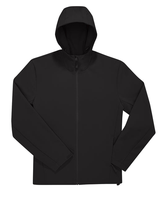 B&C Collection BA513 B&C Reset 3Lr® hooded softshell in Black*