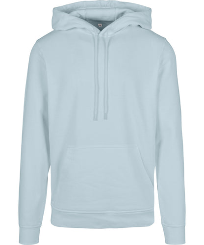 Build Your Brand Basic BB001 Basic hoodie in Ocean Blue