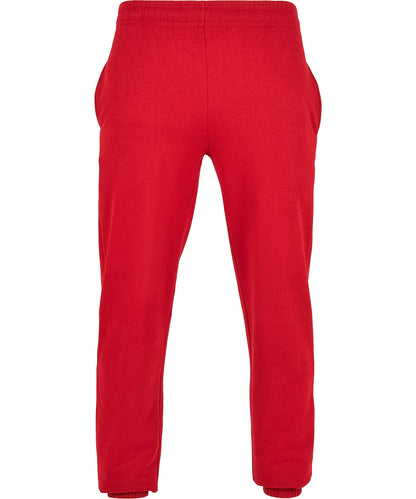 Build Your Brand Basic BB002 Basic sweatpants in City Red