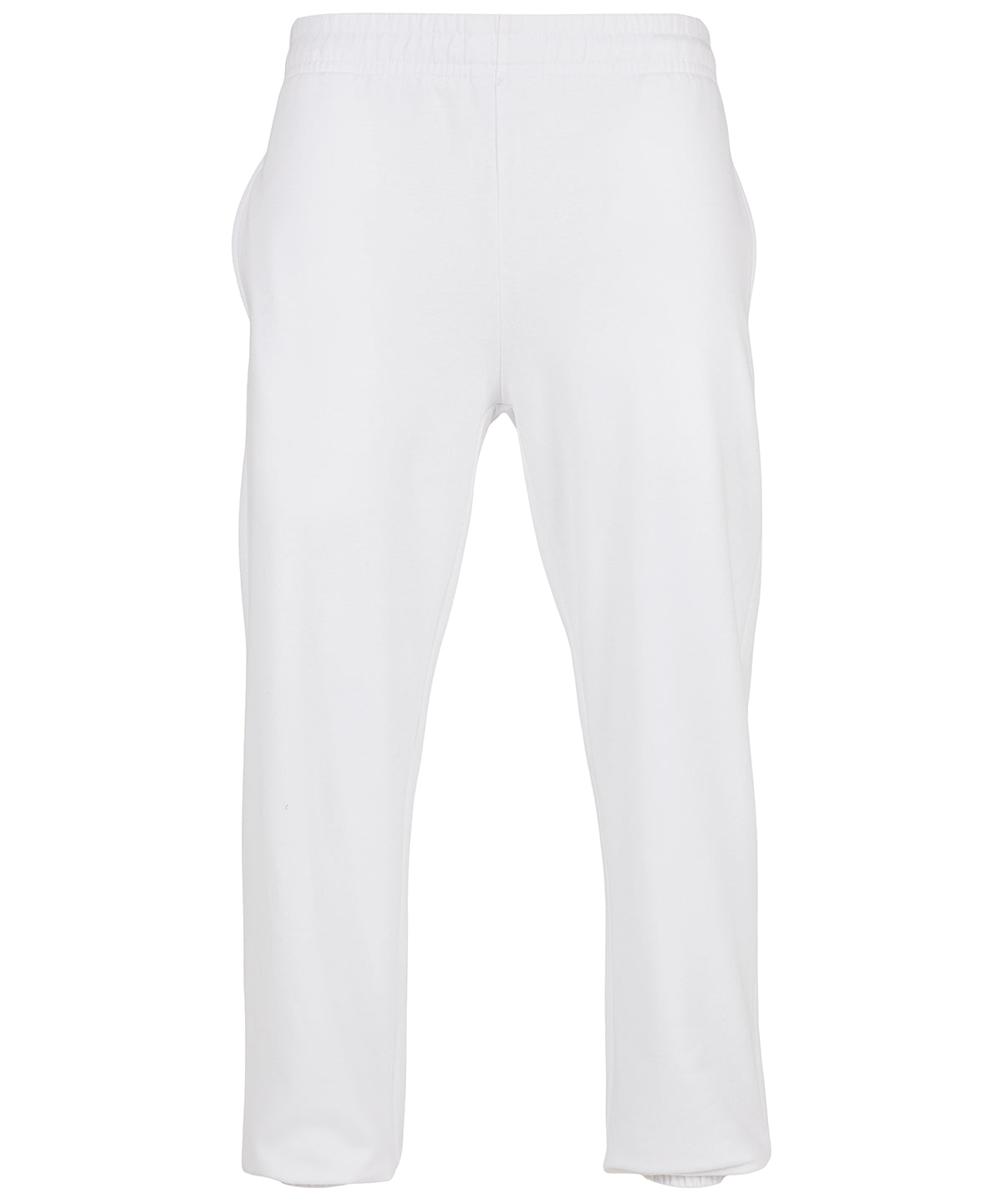 Build Your Brand Basic BB002 Basic sweatpants in White