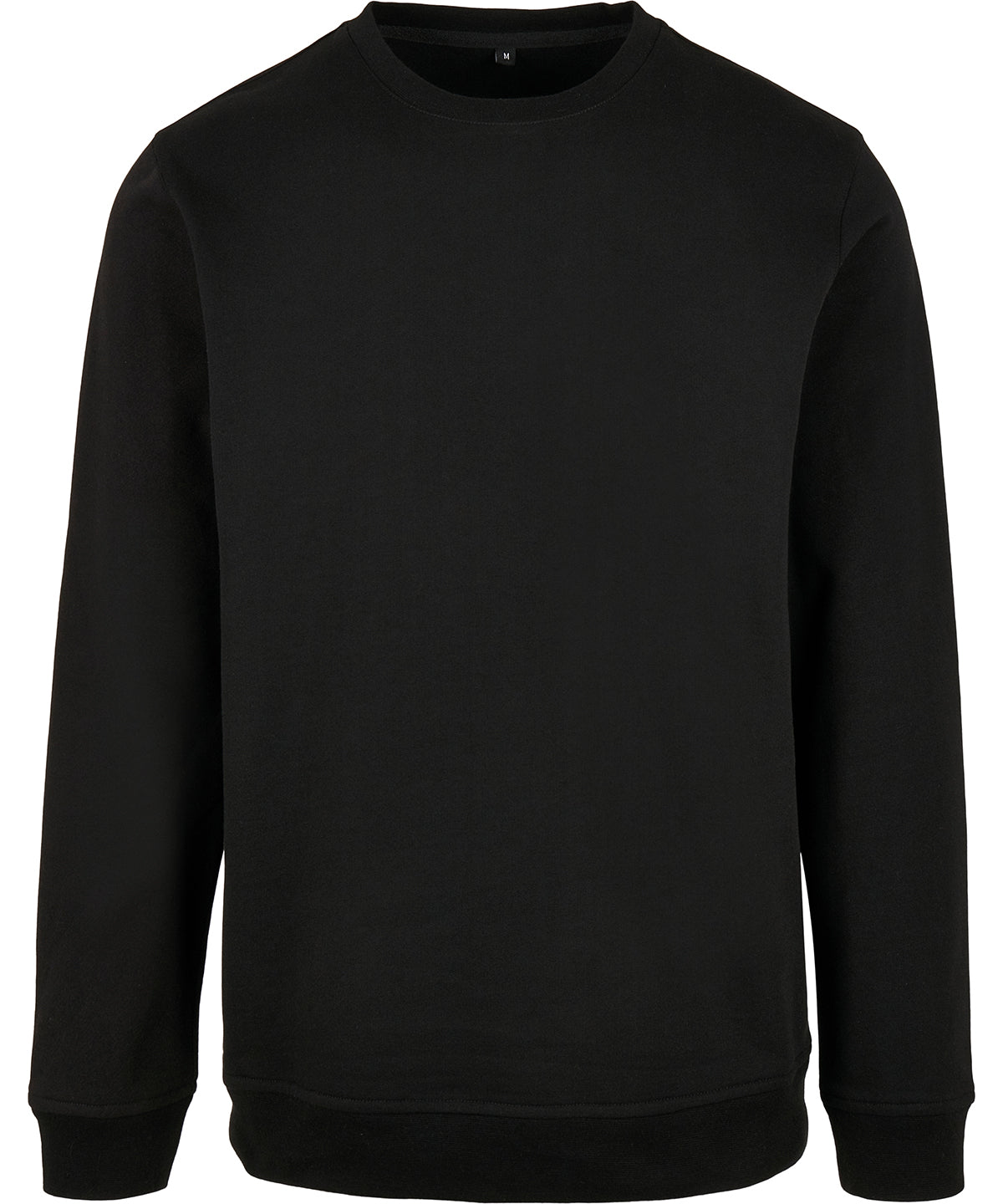 Build Your Brand Basic BB003 Basic crew neck in Black