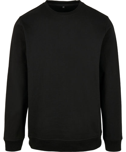 Build Your Brand Basic BB003 Basic crew neck in Black