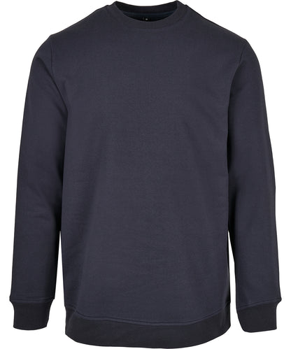 Build Your Brand Basic BB003 Basic crew neck in Navy