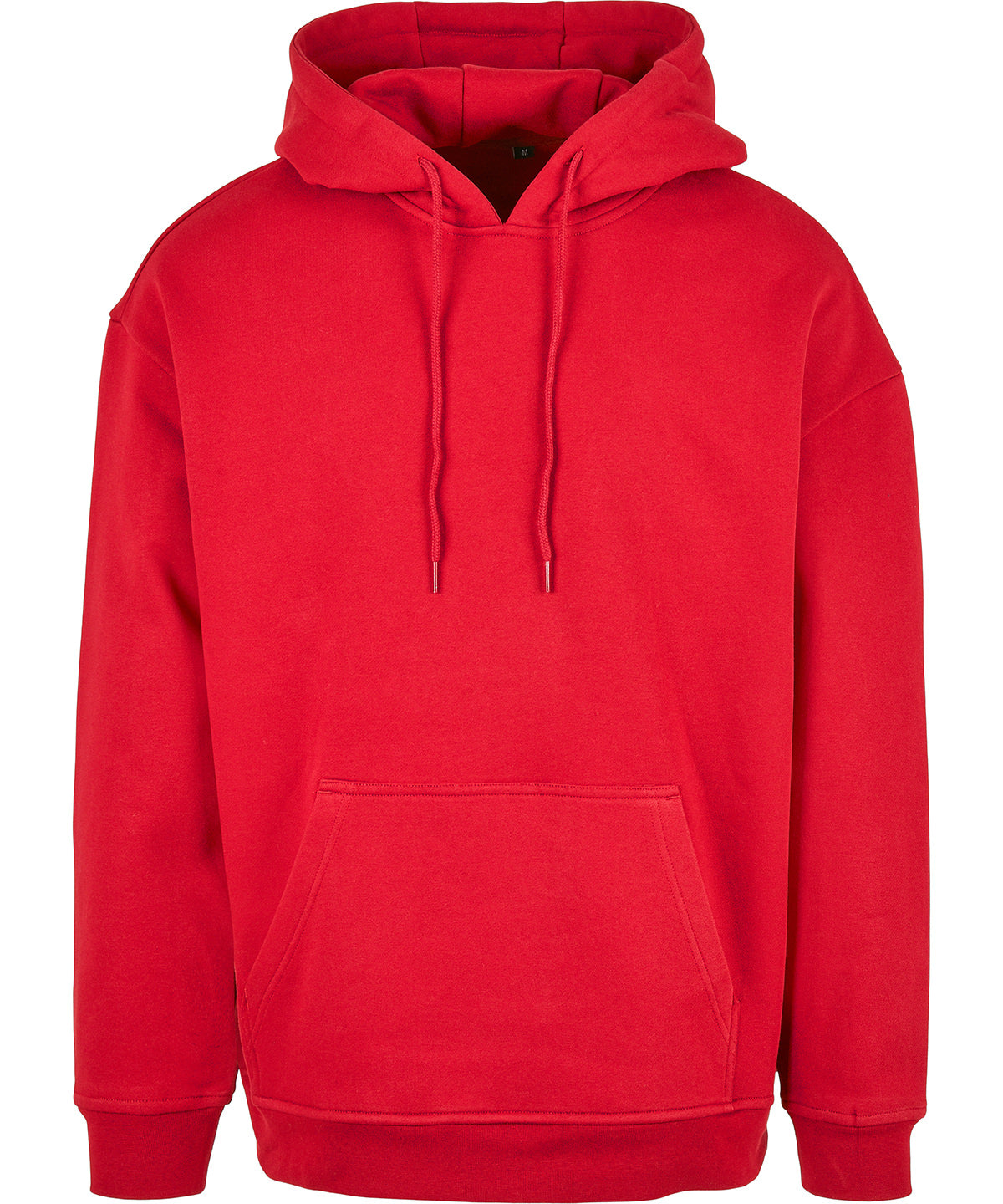Build Your Brand Basic BB006 Basic oversize hoodie in City Red