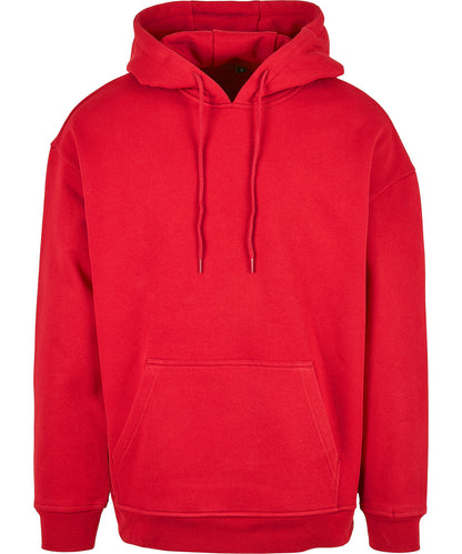 Build Your Brand Basic BB006 Basic oversize hoodie in City Red