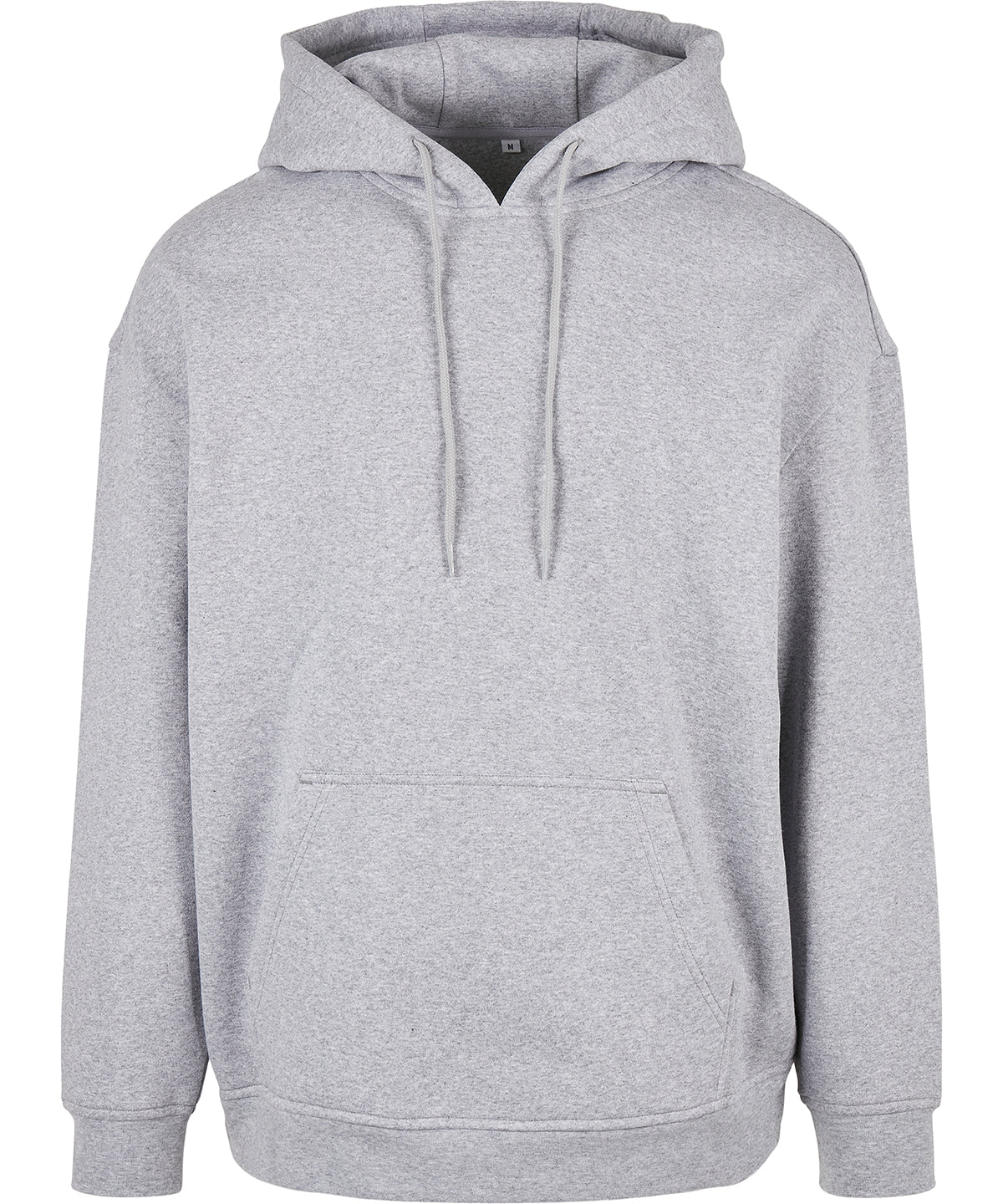 Build Your Brand Basic BB006 Basic oversize hoodie in Heather Grey