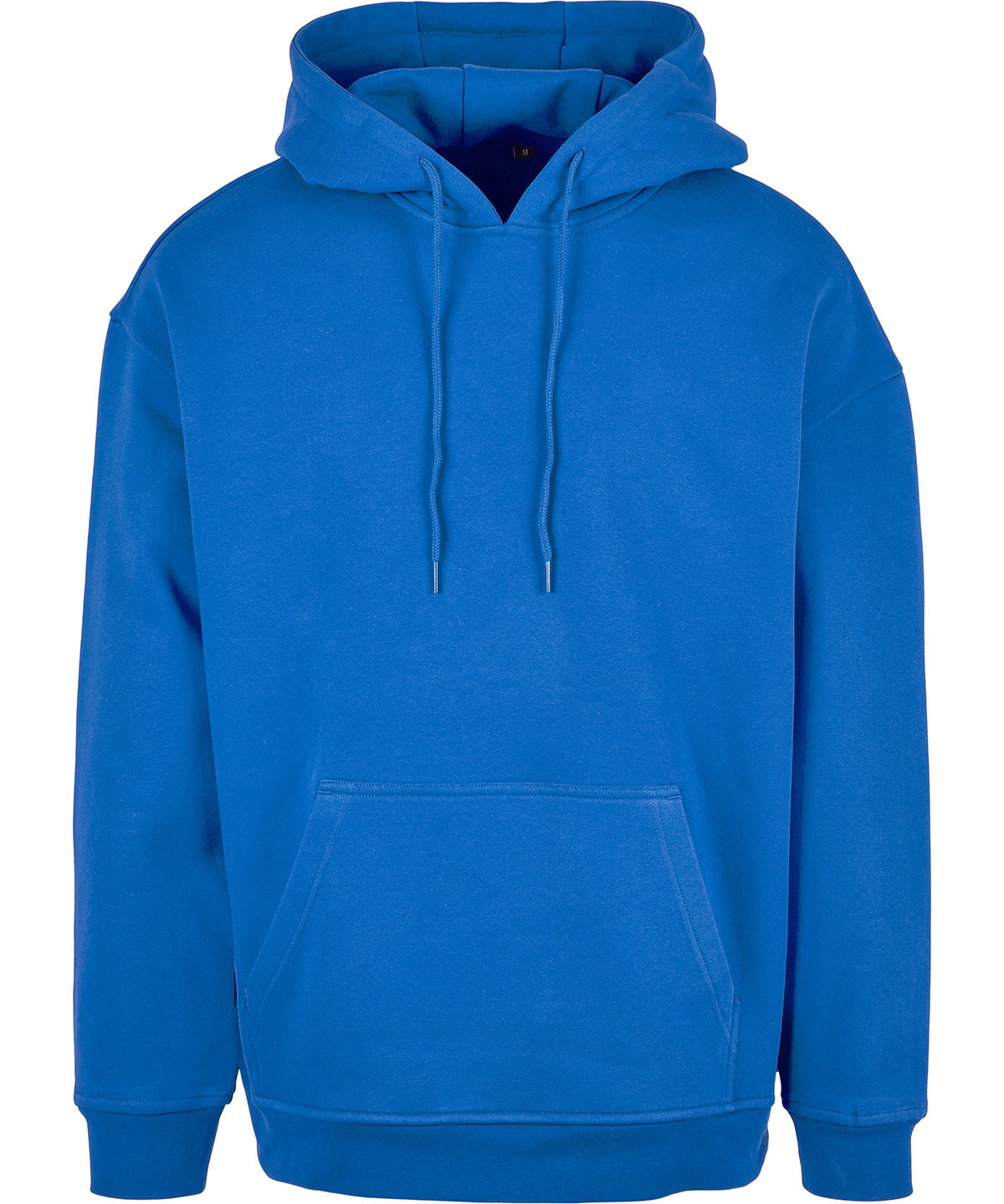 Build Your Brand Basic BB006 Basic oversize hoodie in Intense Blue