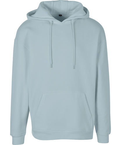 Build Your Brand Basic BB006 Basic oversize hoodie in Ocean Blue