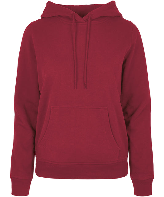 Build Your Brand Basic BB007 Women's basic hoodie in Burgundy