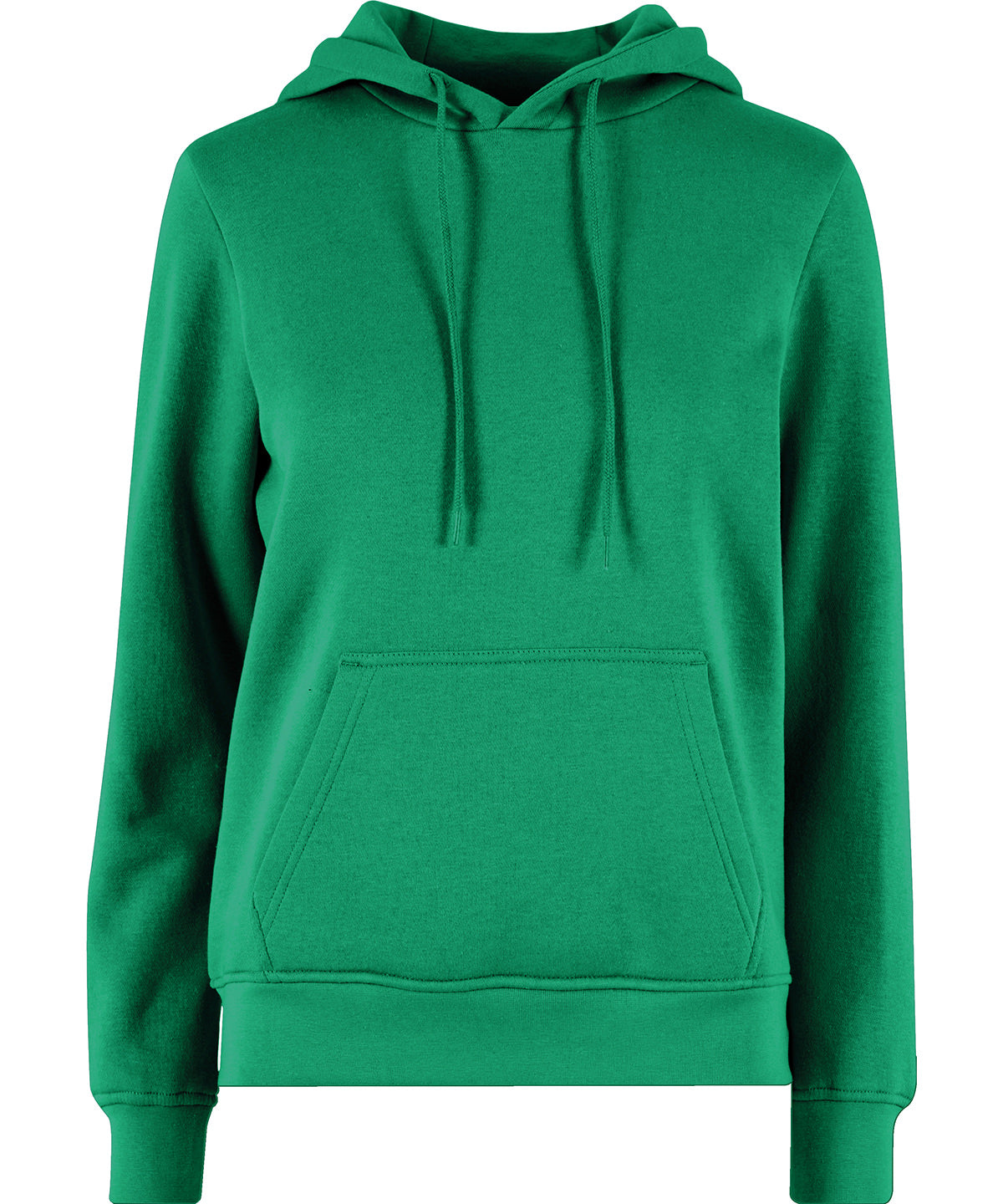 Build Your Brand Basic BB007 Women's basic hoodie in C. Green